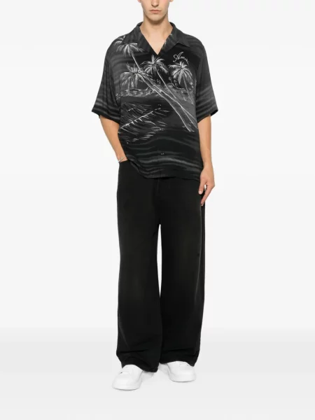Blugi cu picior larg Amiri negru