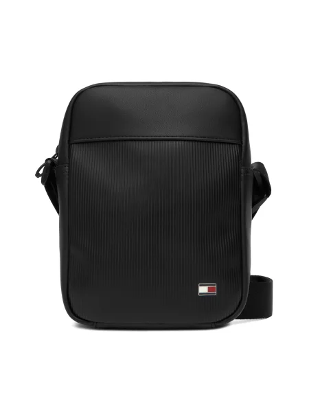 TOMMY HILFIGER Geantă de umăr negru