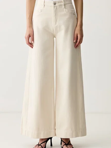 Joop! blugi wide leg pentru femei bej