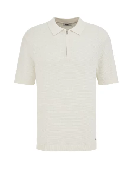 WE Fashion Tricou murdar alb