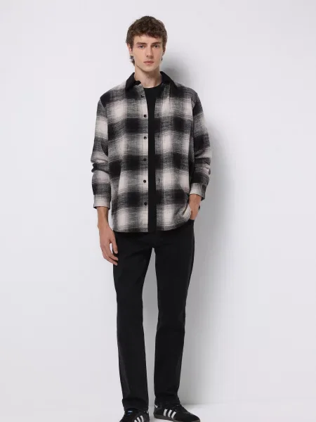 Прямі джинси Colin’s комбінований верх синій