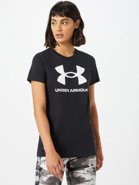 Tricou Under Armour cu autograf negru