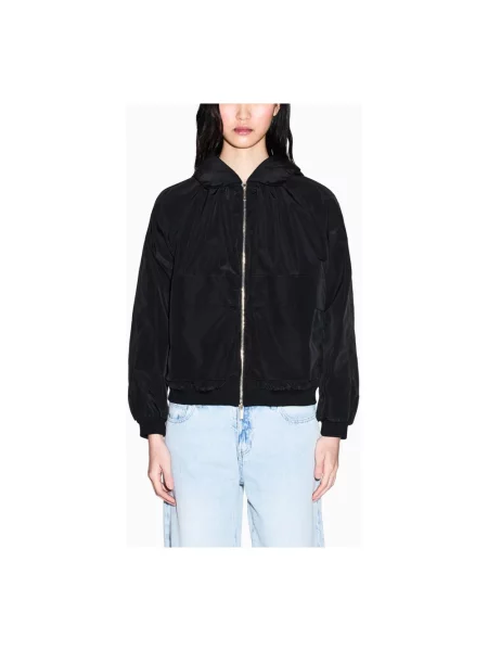 Kurtka Armani Exchange z kapturem czarna