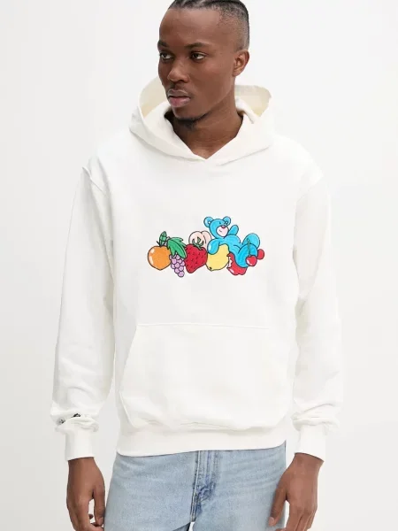 Dukserica Inbetweeners s kapuljačom s aplikacijom bež