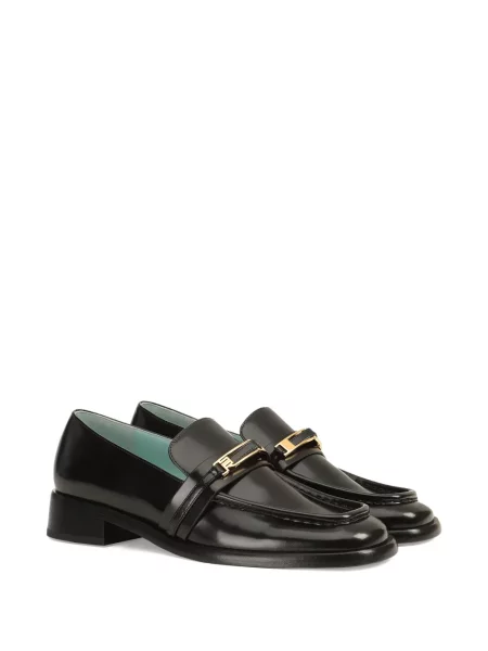 Pantofi loafer Sergio Rossi din piele negru