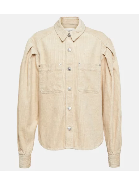 Top Marant Etoile sztruksowy beżowy