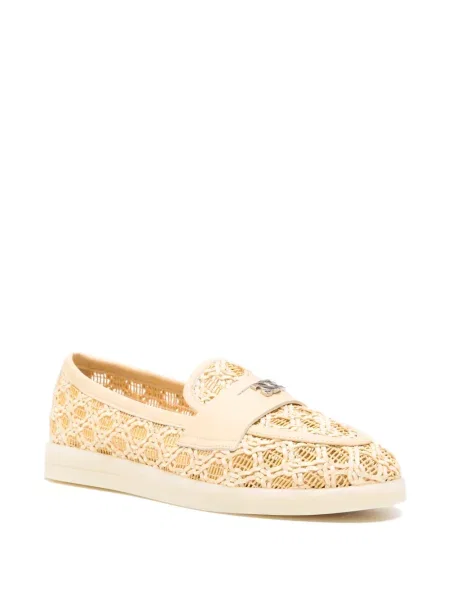 Pantofi loafer Casadei cu autograf