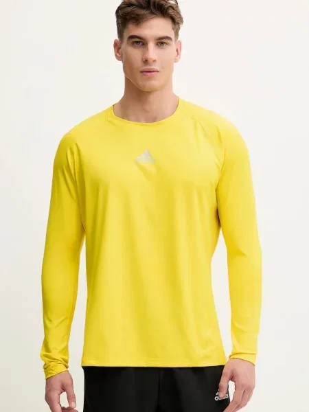 Majica z dolgimi rokavi adidas ASK SPRT LST M rumena