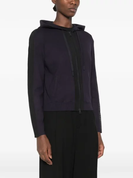Hoodie Elisabetta Franchi με κορδόνι μπλε