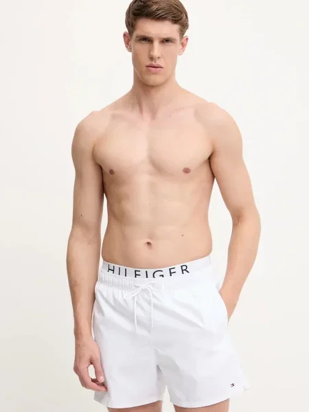 Плувни шорти Tommy Hilfiger бяло