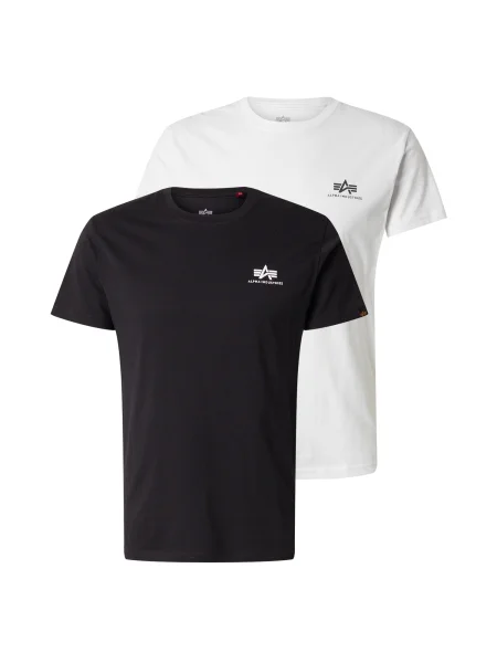 Alpha Industries Set 2 tricouri negru