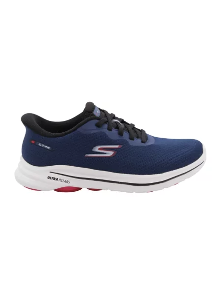 Sneakersy Skechers niebieskie