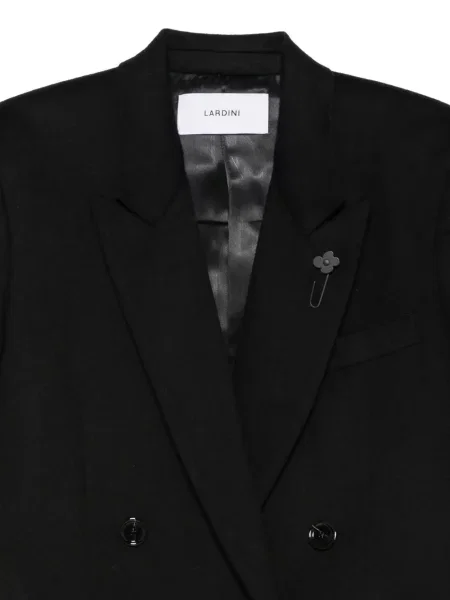 Palton Lardini cu două rânduri de nasturi negru