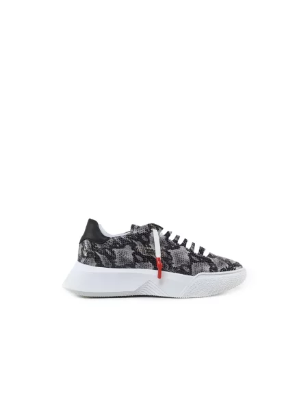Sneakersy Giuliano Galiano skórzane w wężowy wzór białe