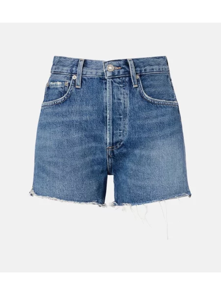 Szorty jeansowe Citizens Of Humanity niebieskie