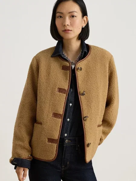 Lauren Ralph Lauren jachetă pentru femei maro