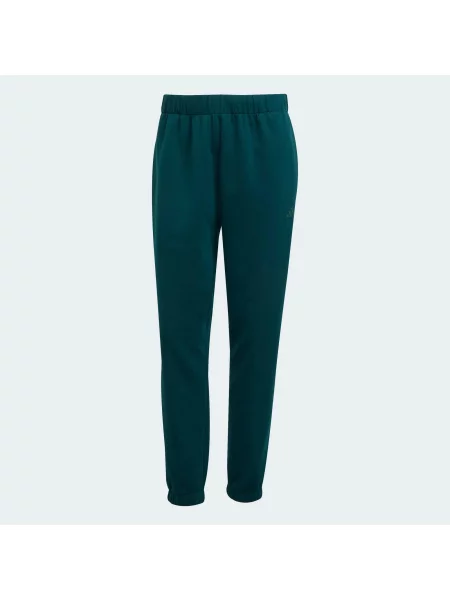 Spodnie do jogi z mankietami Essentials zielone