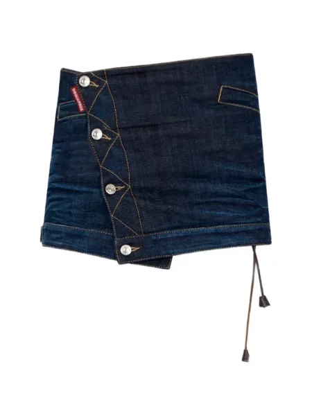 Fusta mini Dsquared2 plic albastru