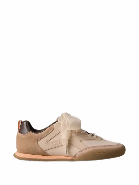 Sneakerși Calvin Klein cu funde din organza