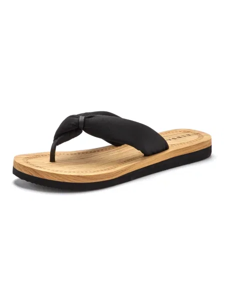 Elbsand Flip-flops galben șofran negru