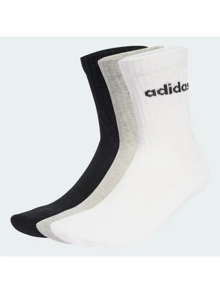 ADIDAS SPORTSWEAR Sportovní ponožky šedá / černá bílá