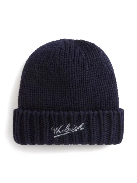 Czapka dziecięca Woolrich niebieska
