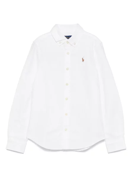 Koszulka polo dziecięca Polo Ralph Lauren biała