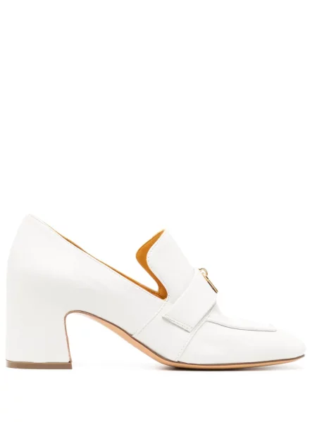 Pantofi cu toc Madison.maison din piele alb