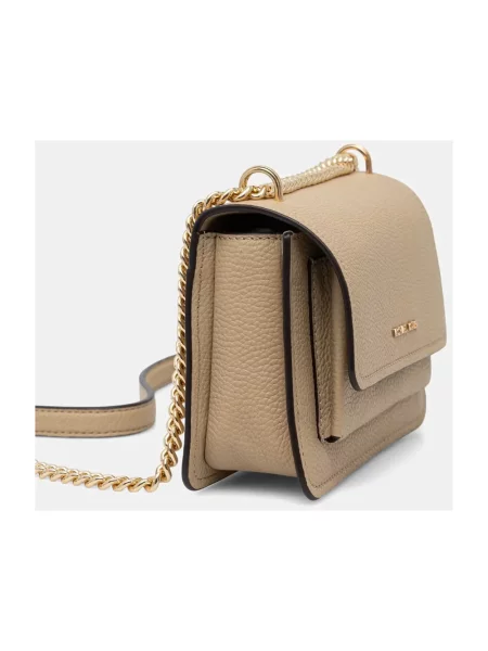 MICHAEL Michael Kors torebka skórzana beżowa