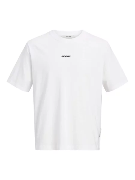 JACK & JONES Tričko JCOCLUB svetlosivá / čierna biela