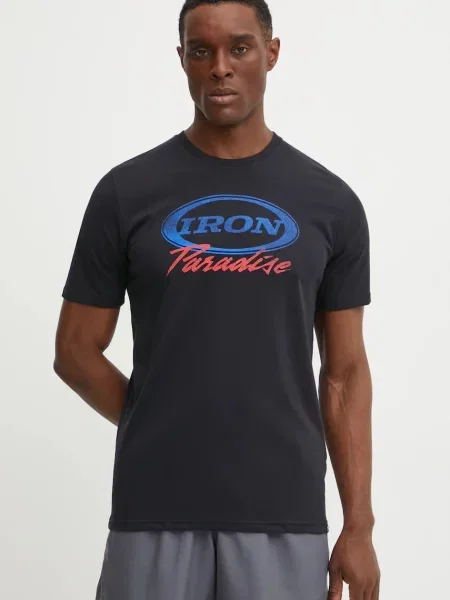 Kratka majica za vadbo Under Armour Project Rock črna