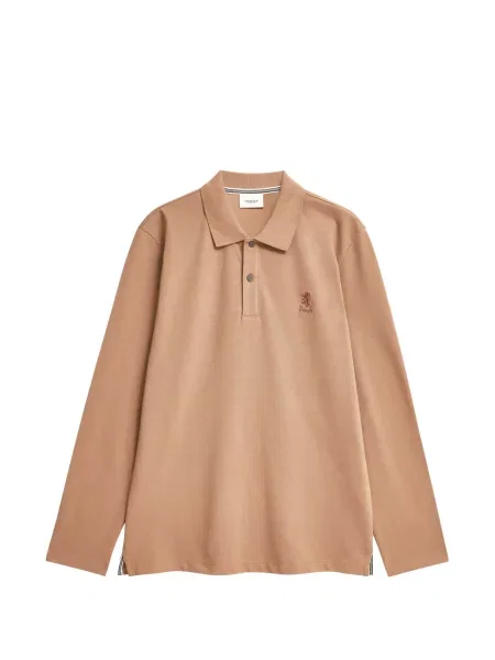 Lung tricou polo Pringle Of Scotland maro