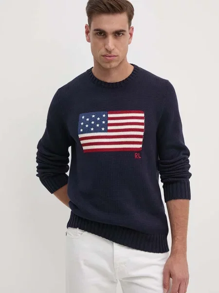 Polo Ralph Lauren pulover de bleumarin