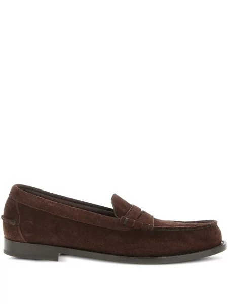Pantofi loafer Church's din piele de căprioară maro