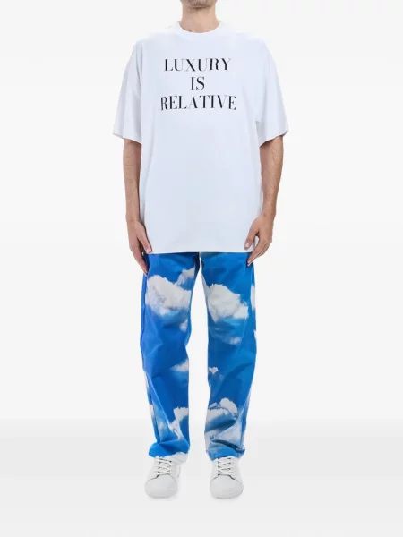 Tricou Moschino cu imagine alb