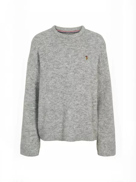U.S. POLO ASSN. Pulover UWLecia amestecat gri