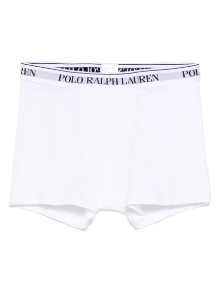 Флийс боксерки Polo Ralph Lauren с принт на райета зелено