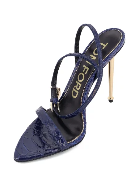Sandale Tom Ford din piele albastru