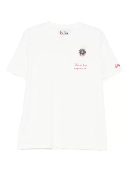 Scurt tricou Mc2 Saint Barth alb