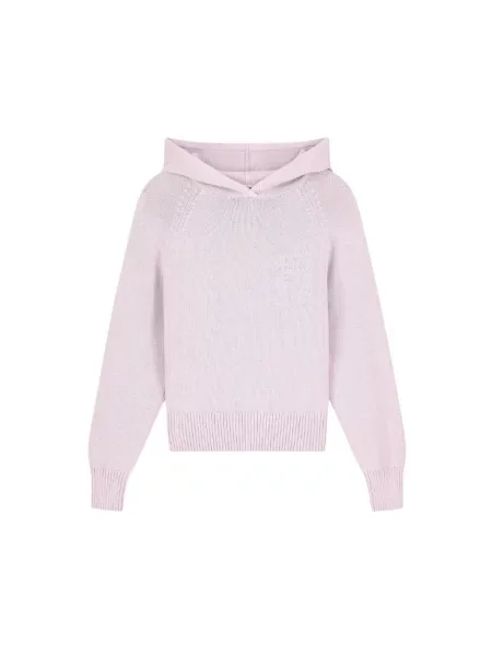 Dzianinowa bluza Armani Exchange różowa