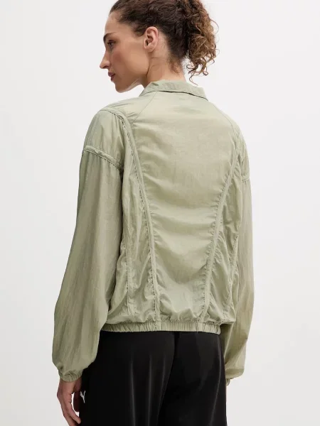 Куртка Puma перехідна oversize зелений