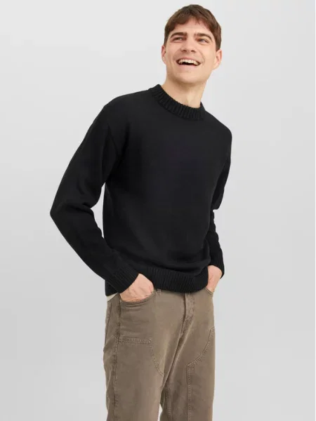 Jack & Jones Пуловер черен