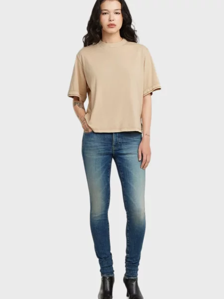 Футболка G-star Raw бежева