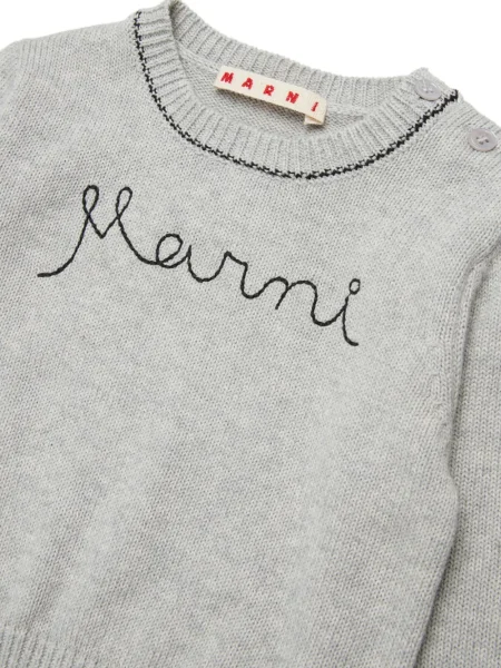 Sweter dziecięcy Marni szary