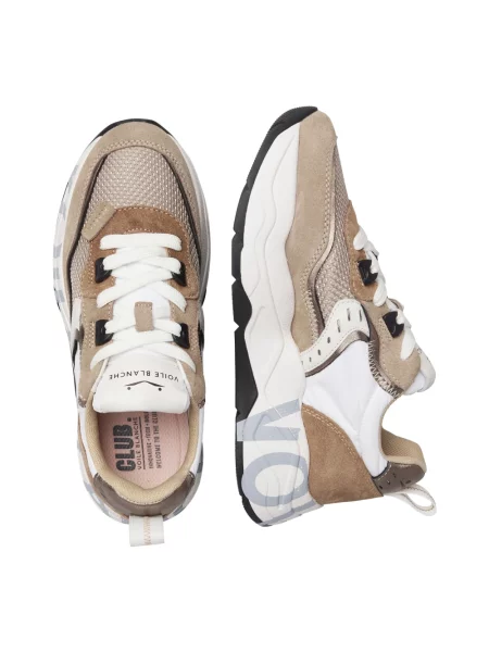 Sneakersy Voile Blanche zamszowe brązowe