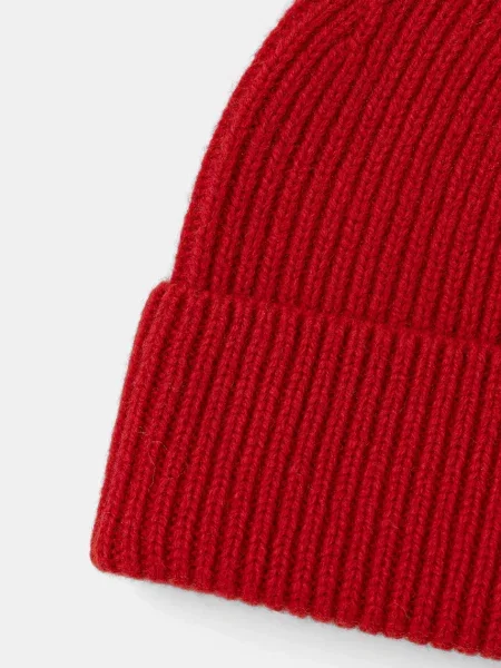 Шерстяная шапка Answear.lab красная