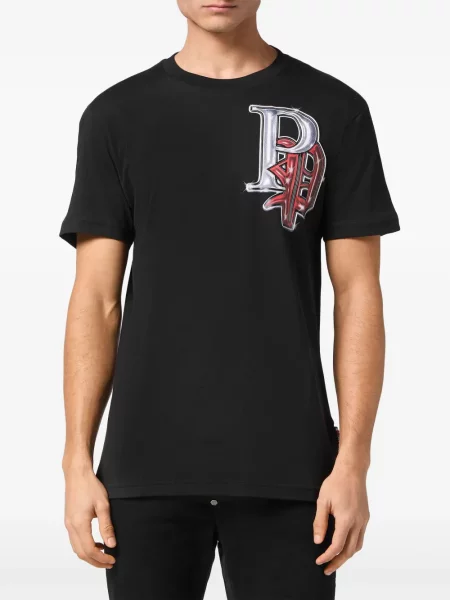 Marškinėliai Philipp Plein juoda