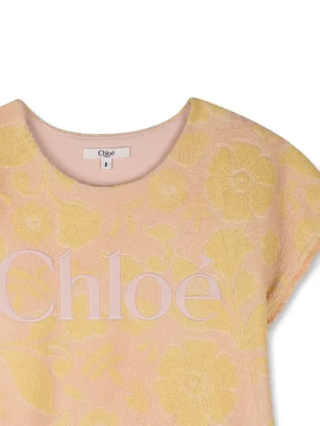 Dětské šaty Chloé žluté