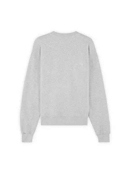 Maison Kitsuné bluza damska melanżowa szary