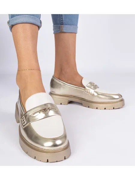 Pantofi loafer D/ceo alb